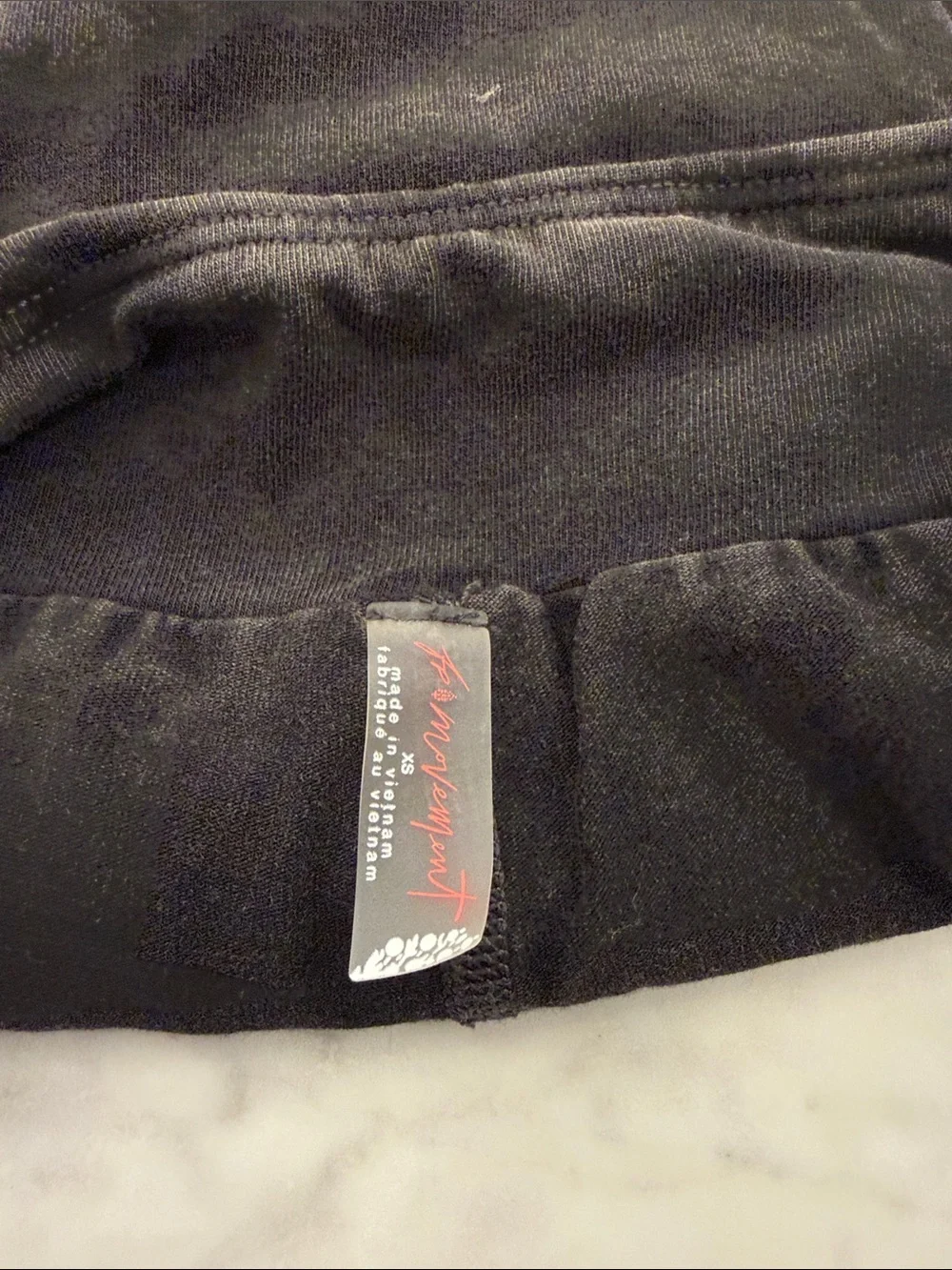 FP Movement by Free People Washed Black Athletic Skort - Picture 3 of 3